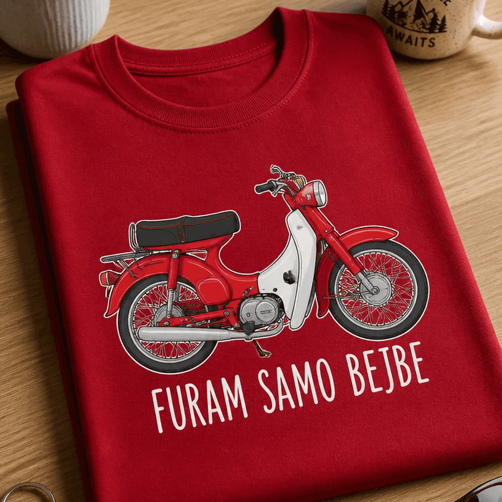 Majica za motoriste - FURAM SAMO BEJBE