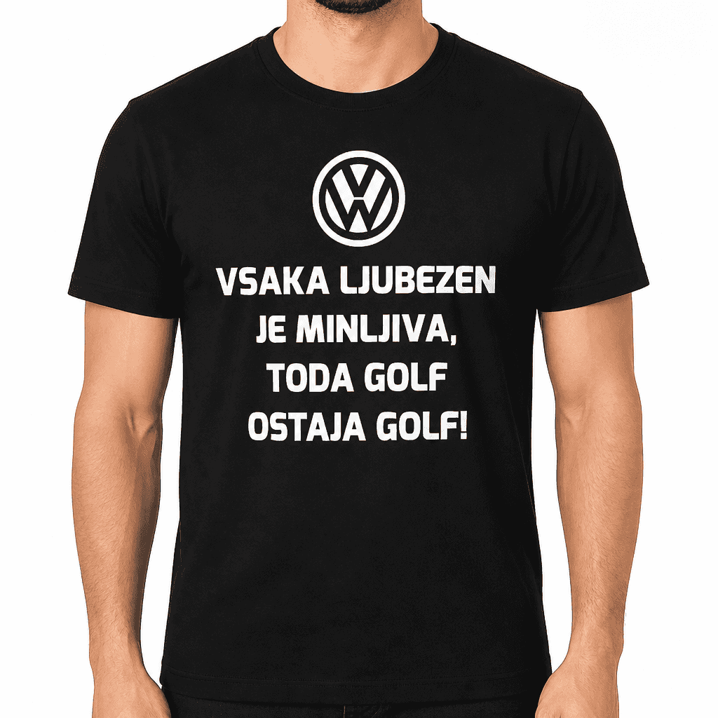Smešna majica minljiva ljubezen - golf
