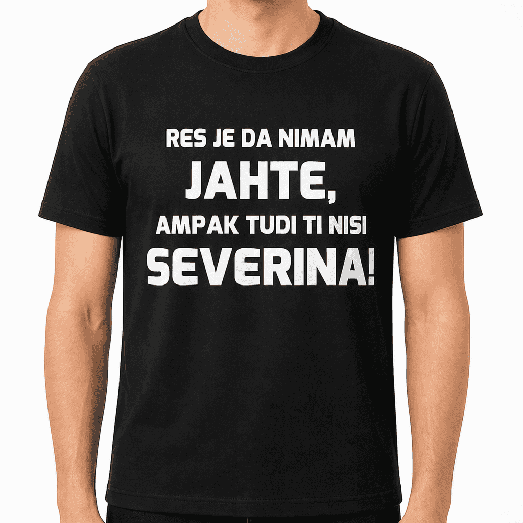 Smešna majica mogoče nimam jahte
