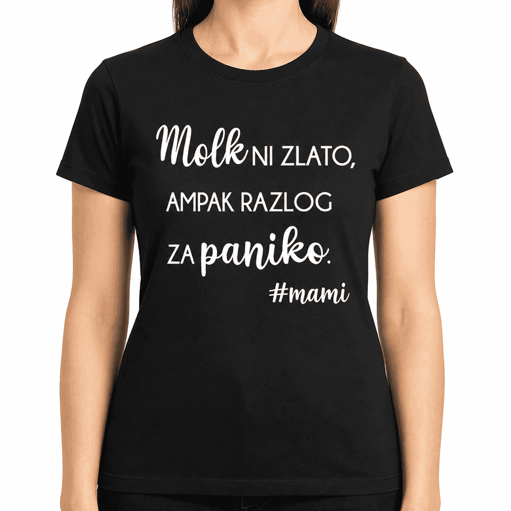 Smešna majica: Molk ni zlato