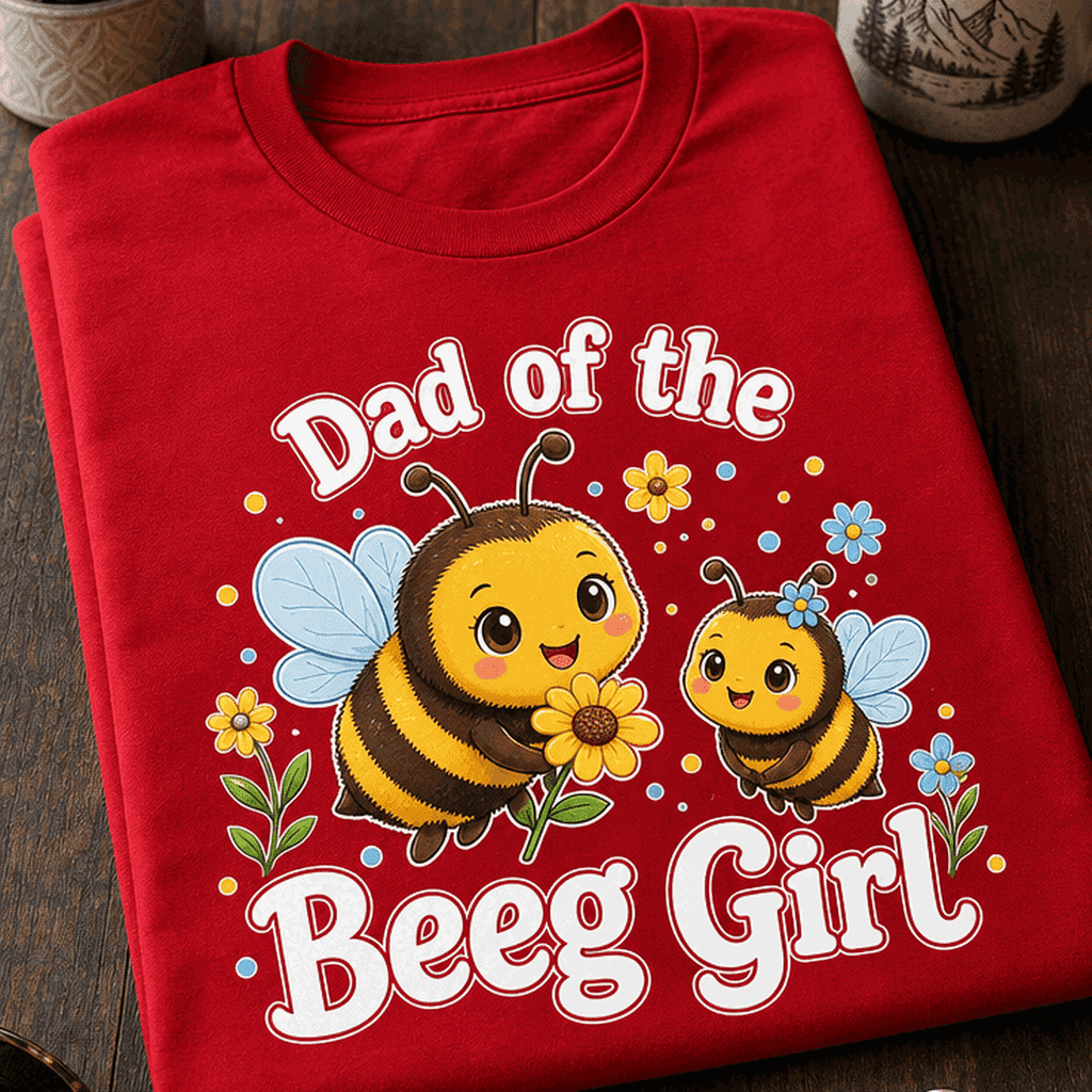 Majica za očete - Dad of the Beeg Girl