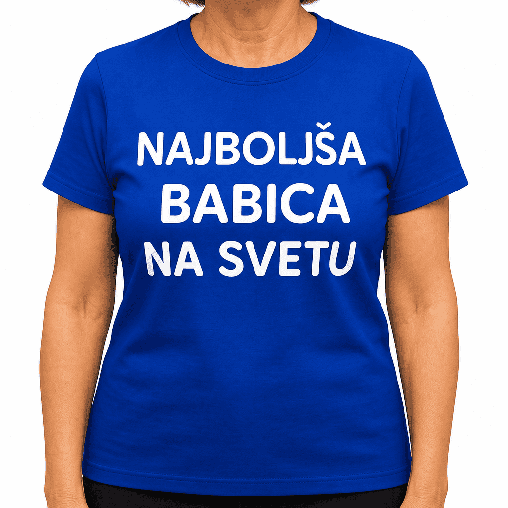 Smešna majica NAJBOLJŠA BABICA NA SVETU