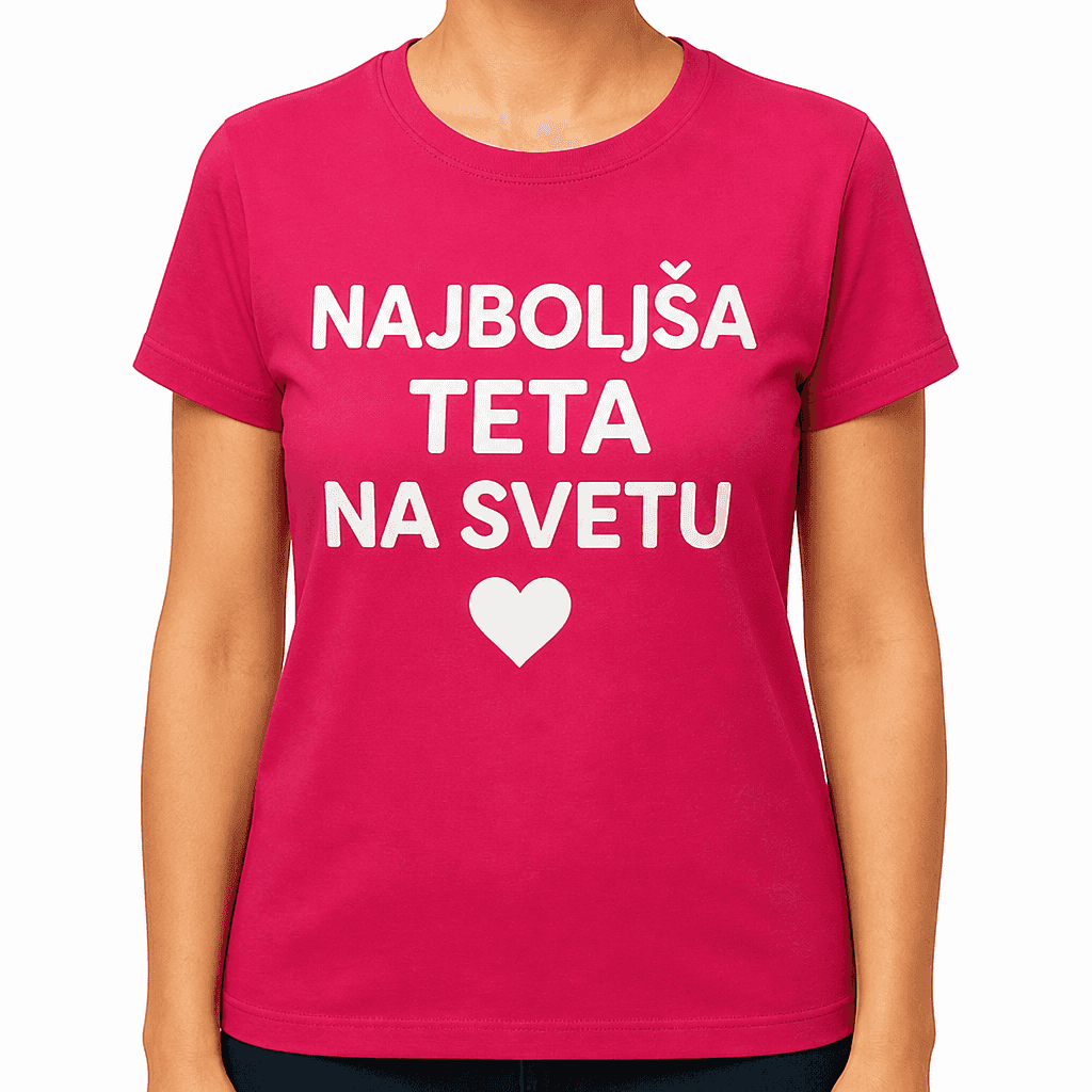 Smešna majica najboljša teta na svetu