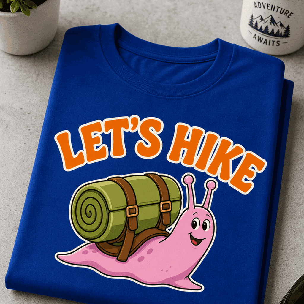 Majica za pohodnike - Let's hike
