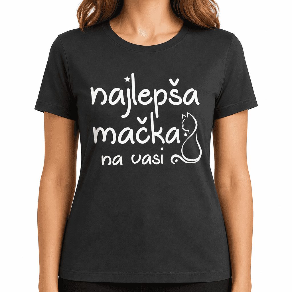 Smešna majica najlepša mačka na vasi