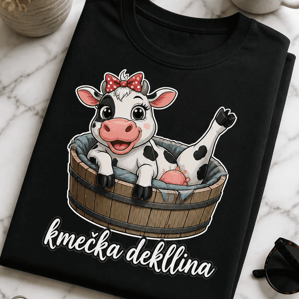 Majica za prijateljice neveste - kmečka dekllina
