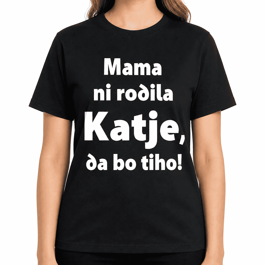 Smešna majica Ne bom tiho
