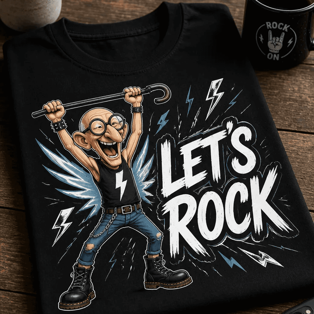 Majica za rockerje - LET'S ROCK