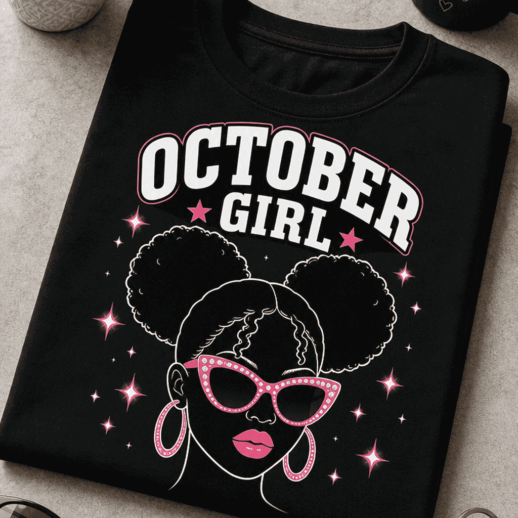 Majica za rojstnodnevko - OCTOBER GIRL