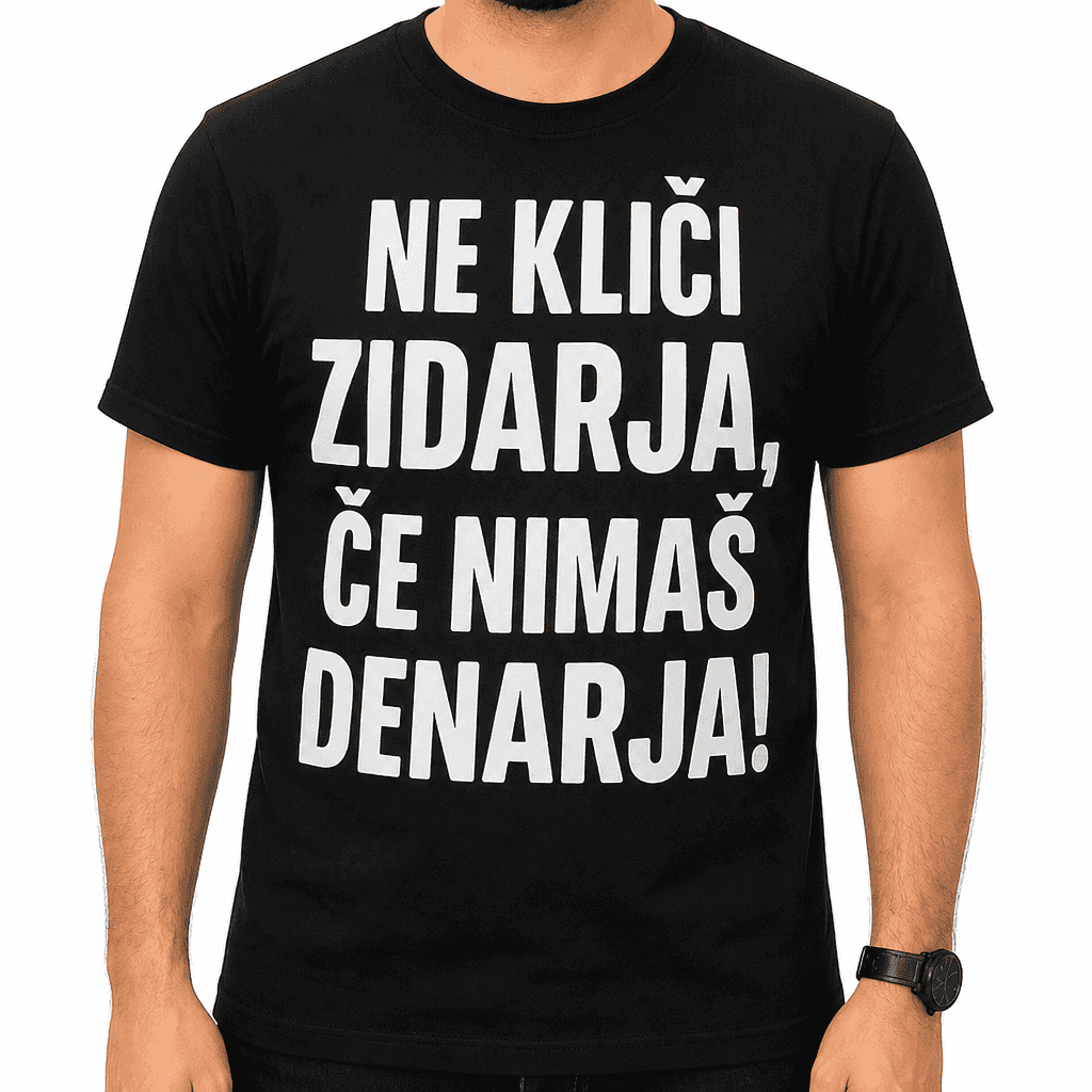 Smešna majica ne kliči (poklic po želji)