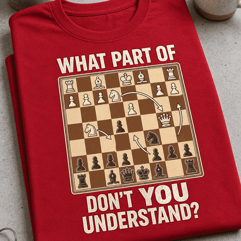 Majica za šahiste - WHAT PART OF DON'T YOU UNDERSTAND?