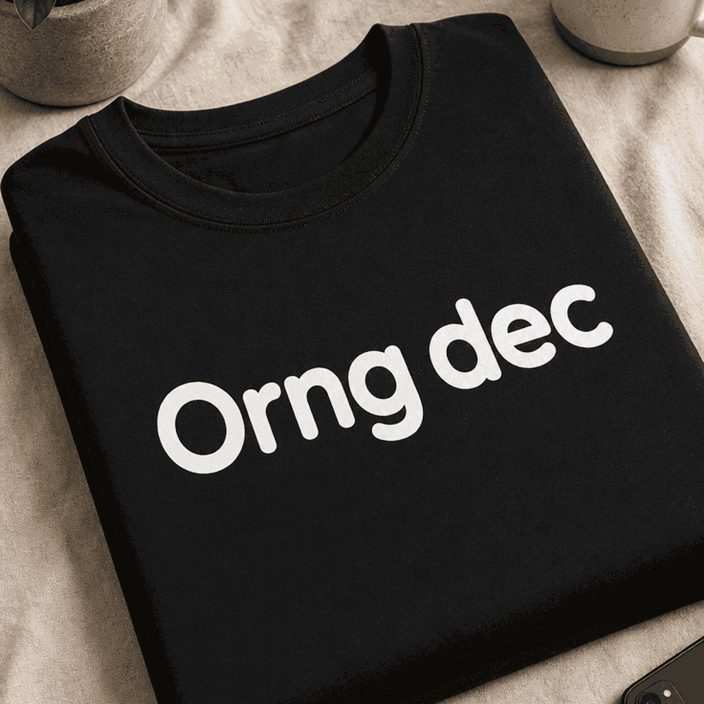 Majica za samozavestne moške - Orng dec
