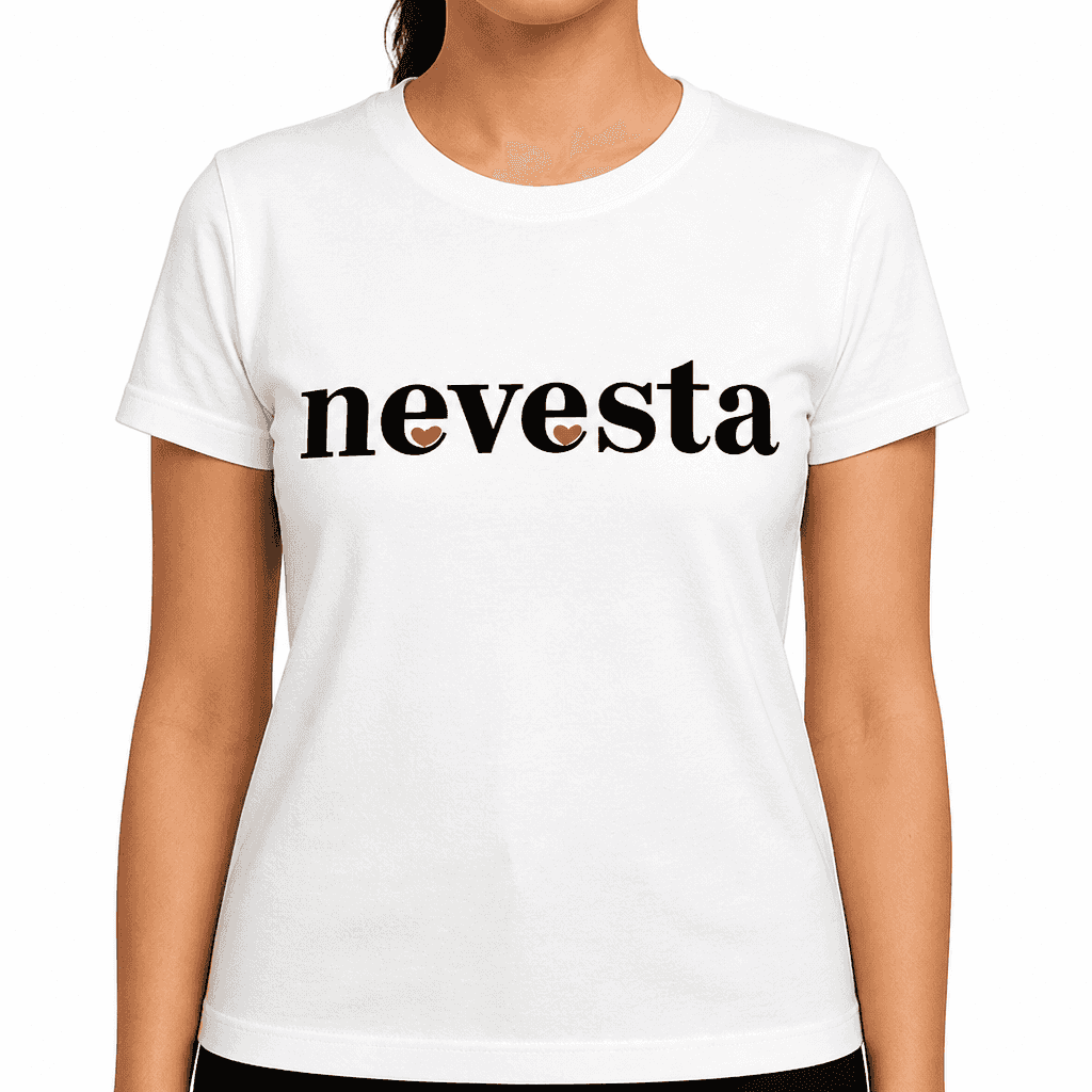 Smešna majica nevesta s srčki