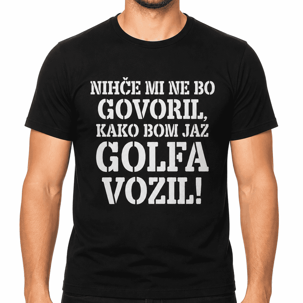 Smešna majica nihče vozil