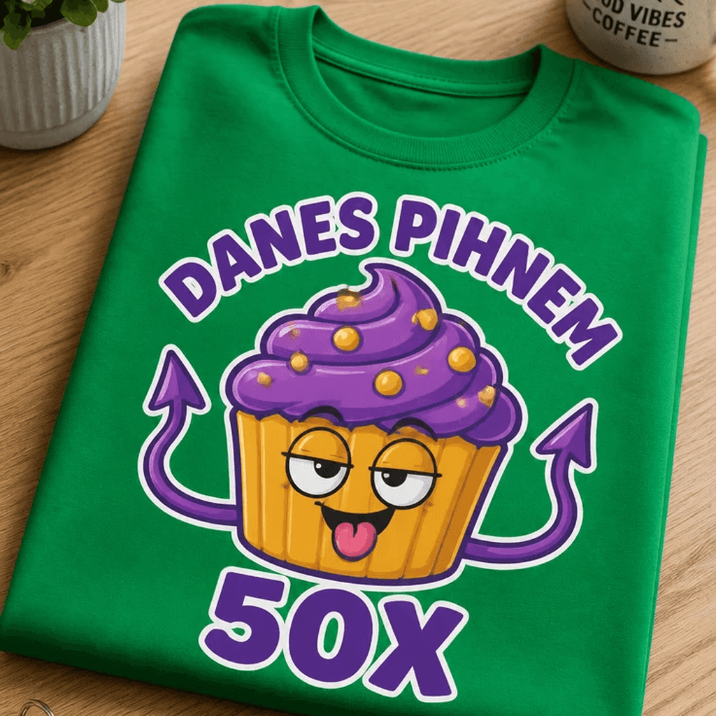 Majica za slavljenko ali slavljenca - DANES PIHNEM 50X
