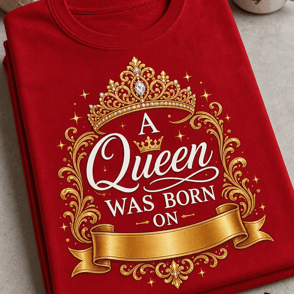 Majica za slavljenko - A Queen was born
