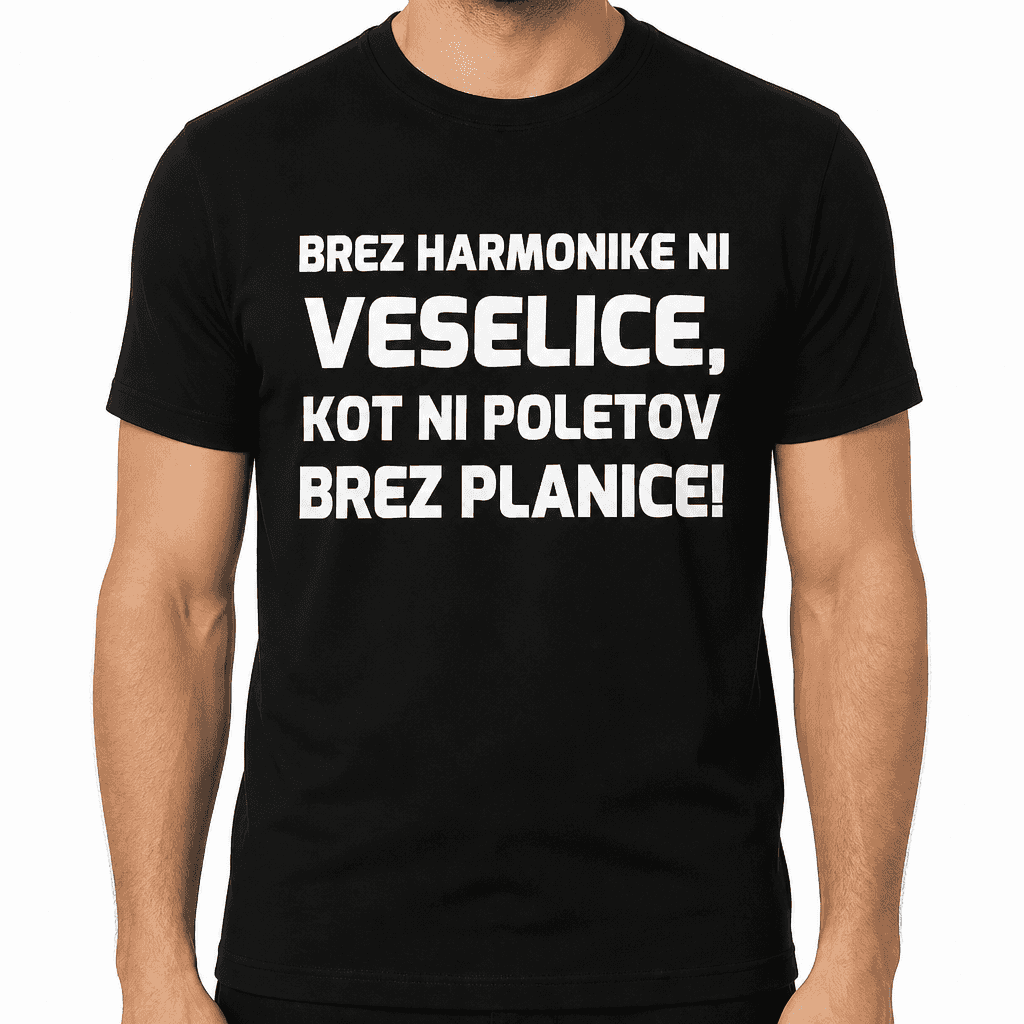 Smešna majica: ni poletov brez Planice