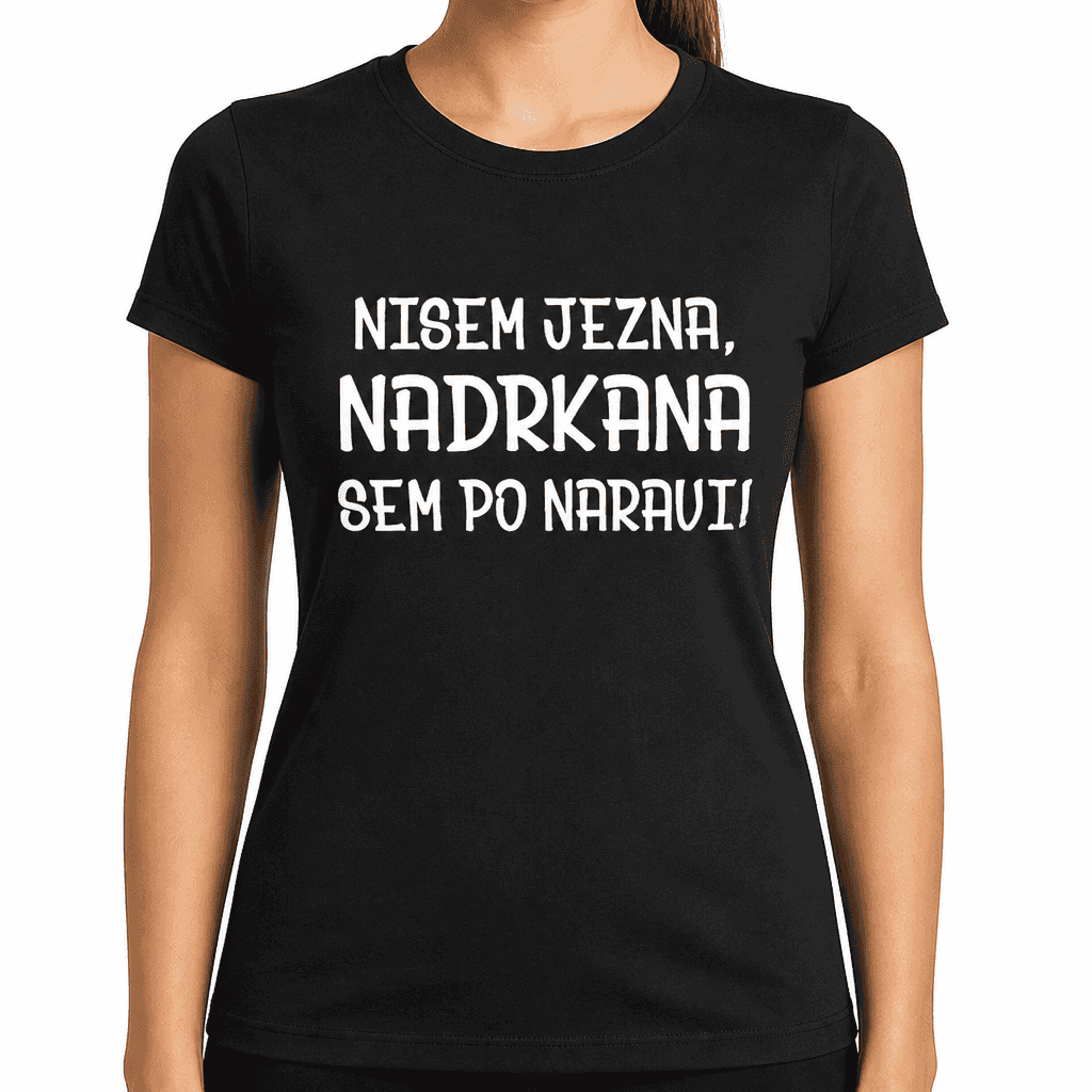 Smešna majica nisem jezna