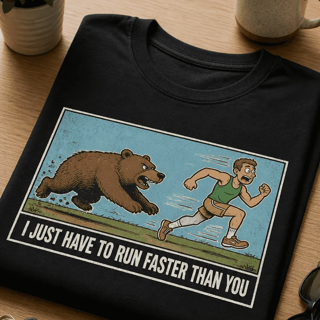 Majica za tekače - I JUST HAVE TO RUN FASTER THAN YOU