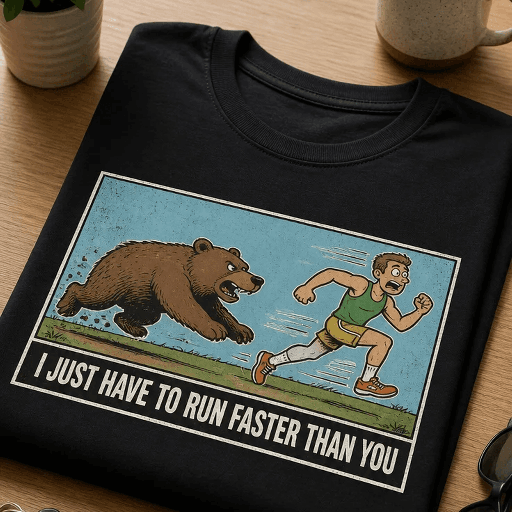 Majica za tekače - I JUST HAVE TO RUN FASTER THAN YOU