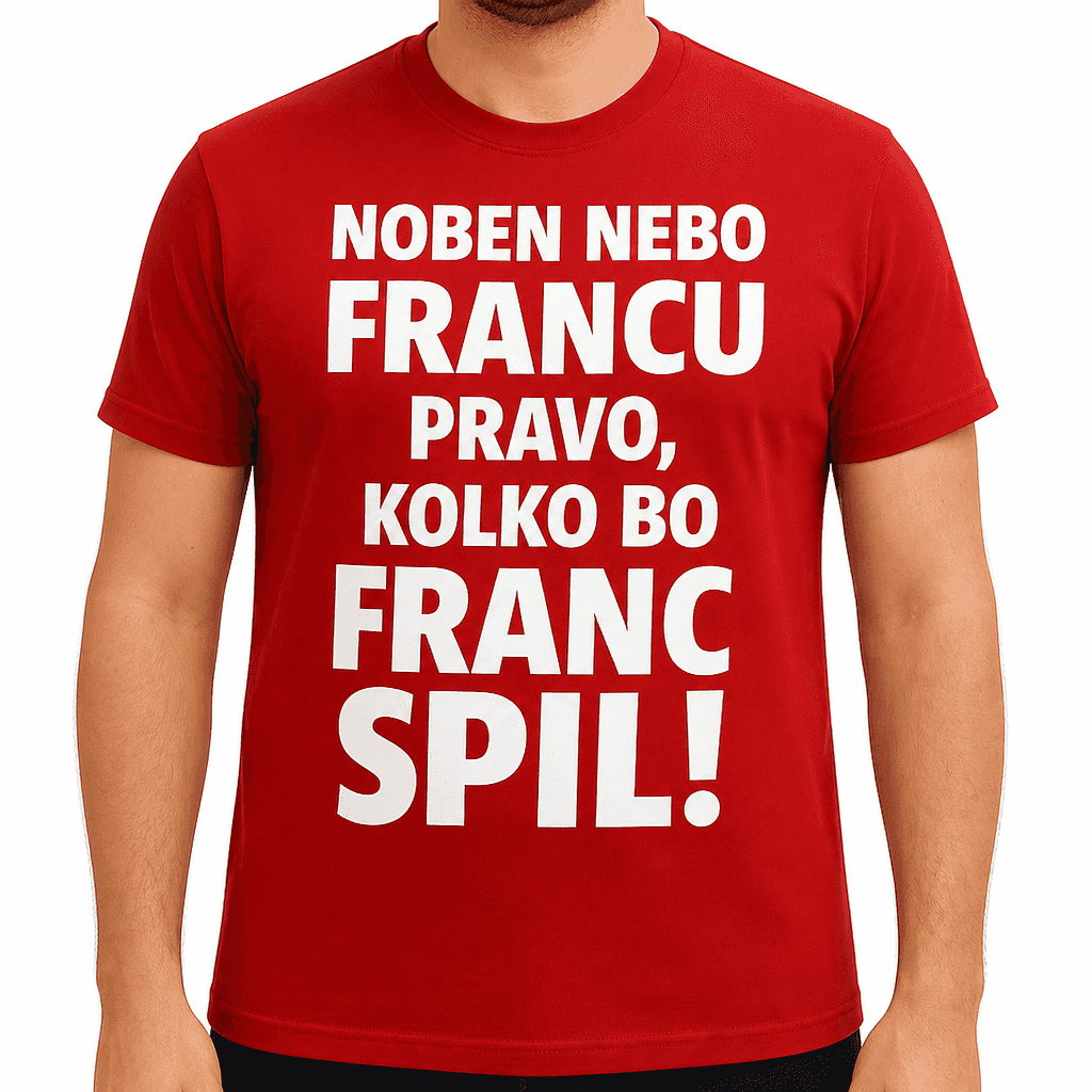 Smešna majica noben ne bo pravo kolko bom spil