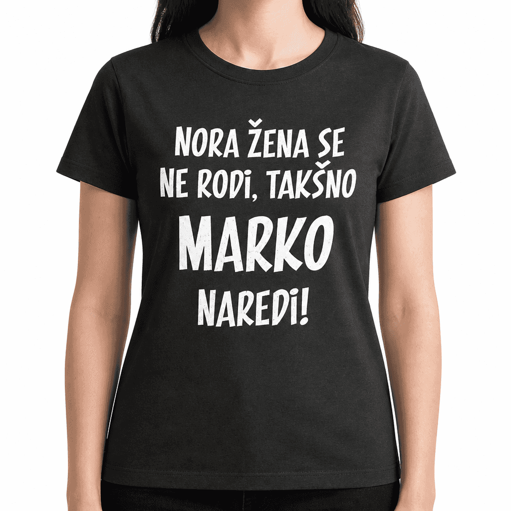 Smešna majica nora žena