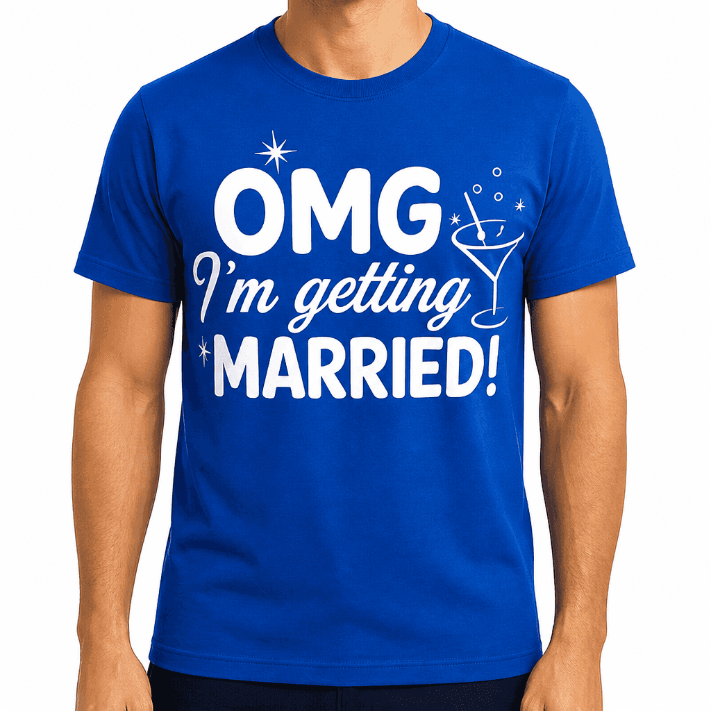 Smešna majica omg i'm getting married