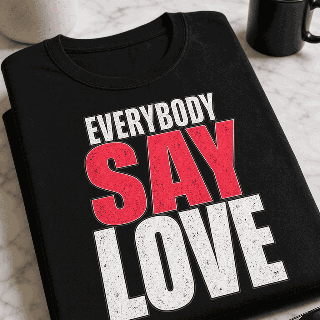 Majica za zaljubljene duše everybody say love