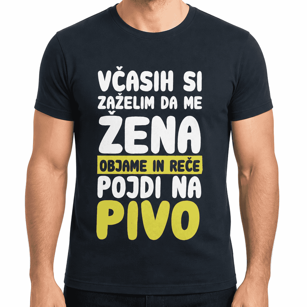 Smešna majica pojdi na pivo