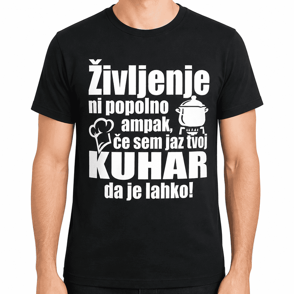 Smešna majica popoln kuhar