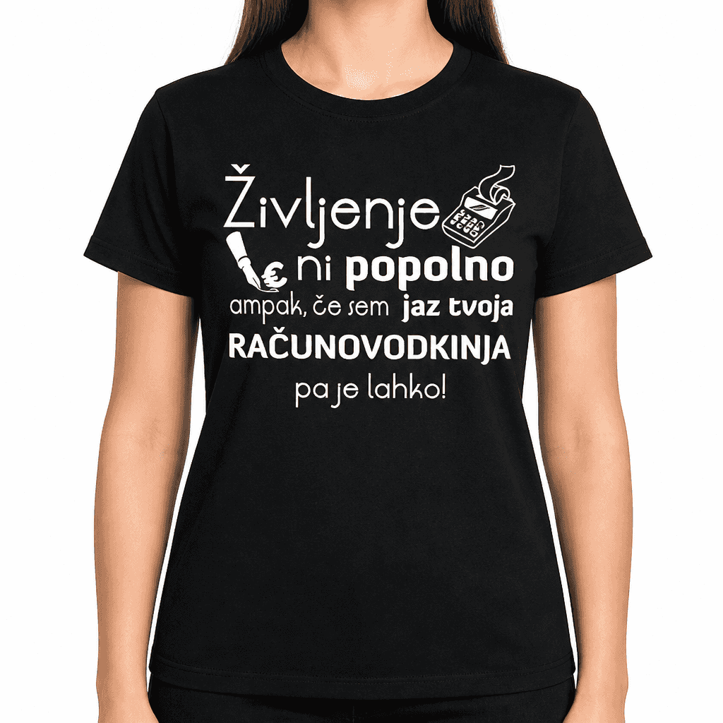 Smešna majica popolna računovodkinja