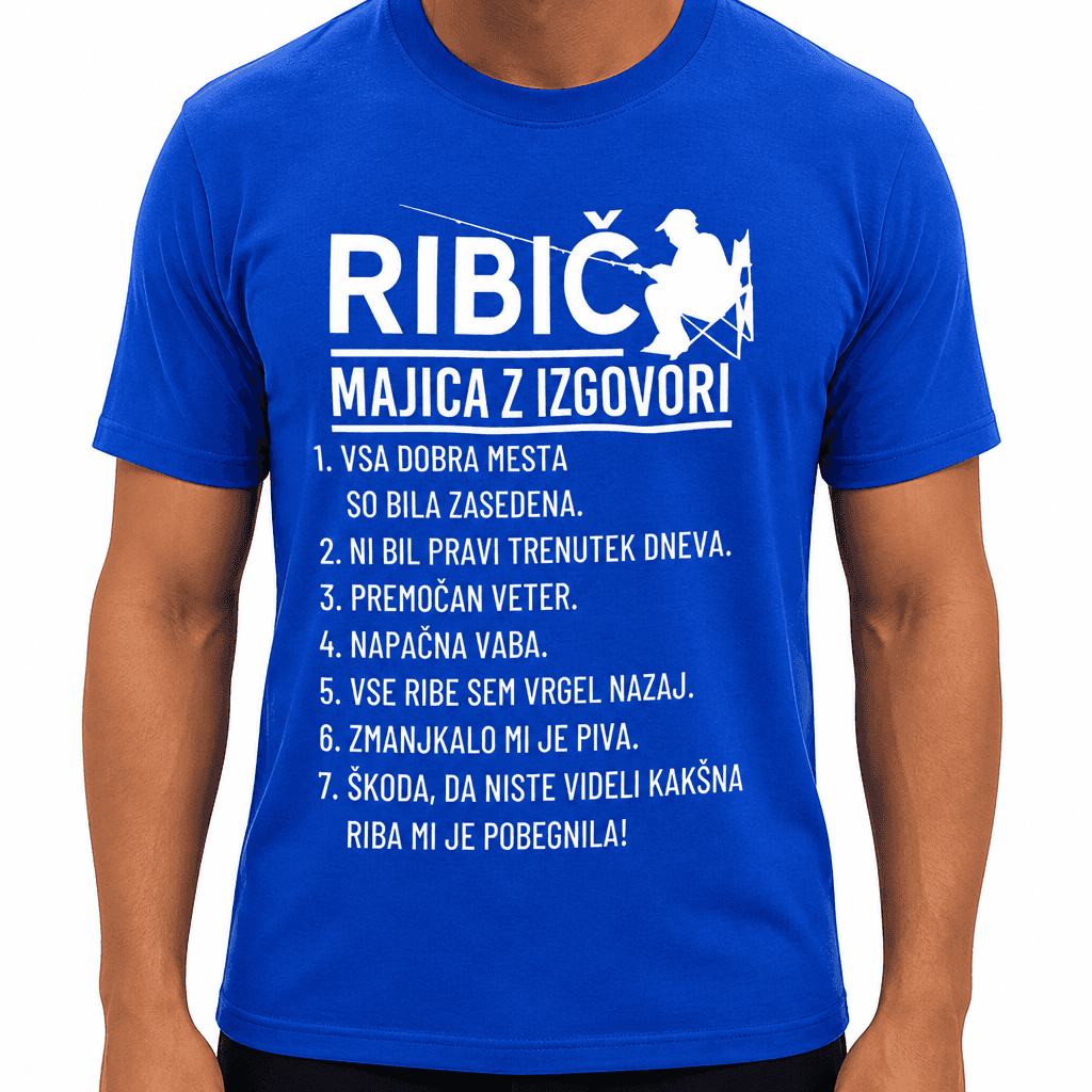 Smešna majica ribič izgovori