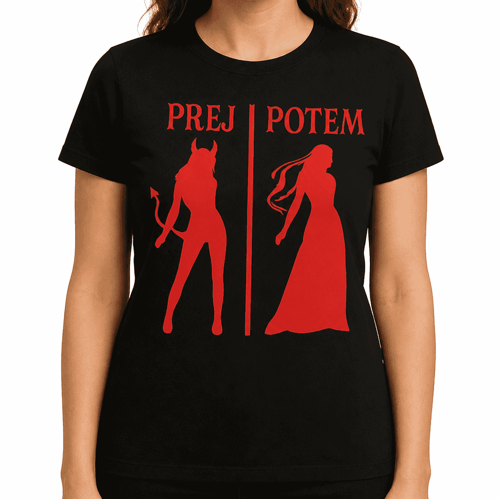 Smešna majica PREJ POTEM