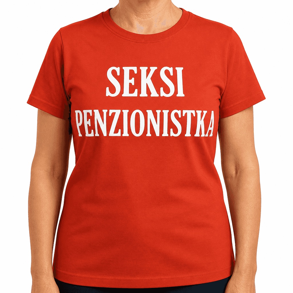 Smešna majica – SEKSI PENZIONISTKA