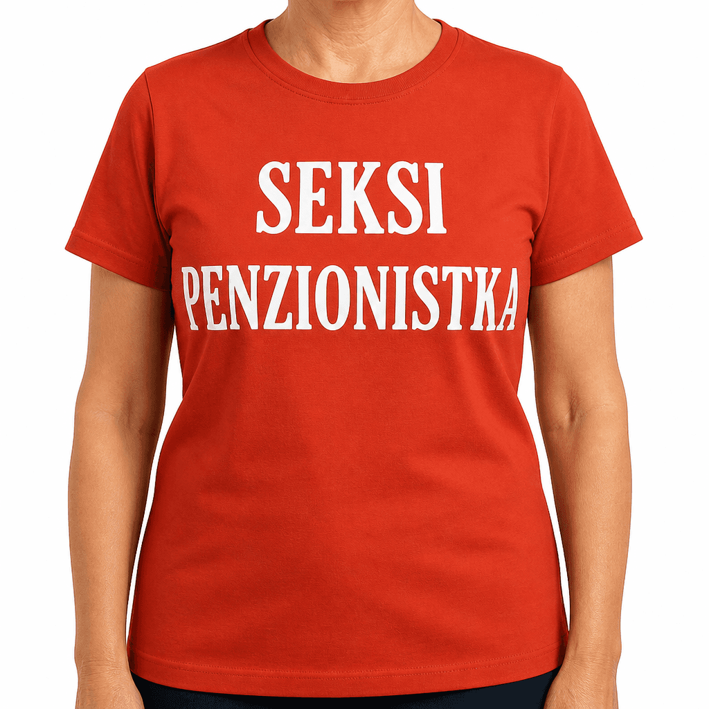 Smešna majica – SEKSI PENZIONISTKA
