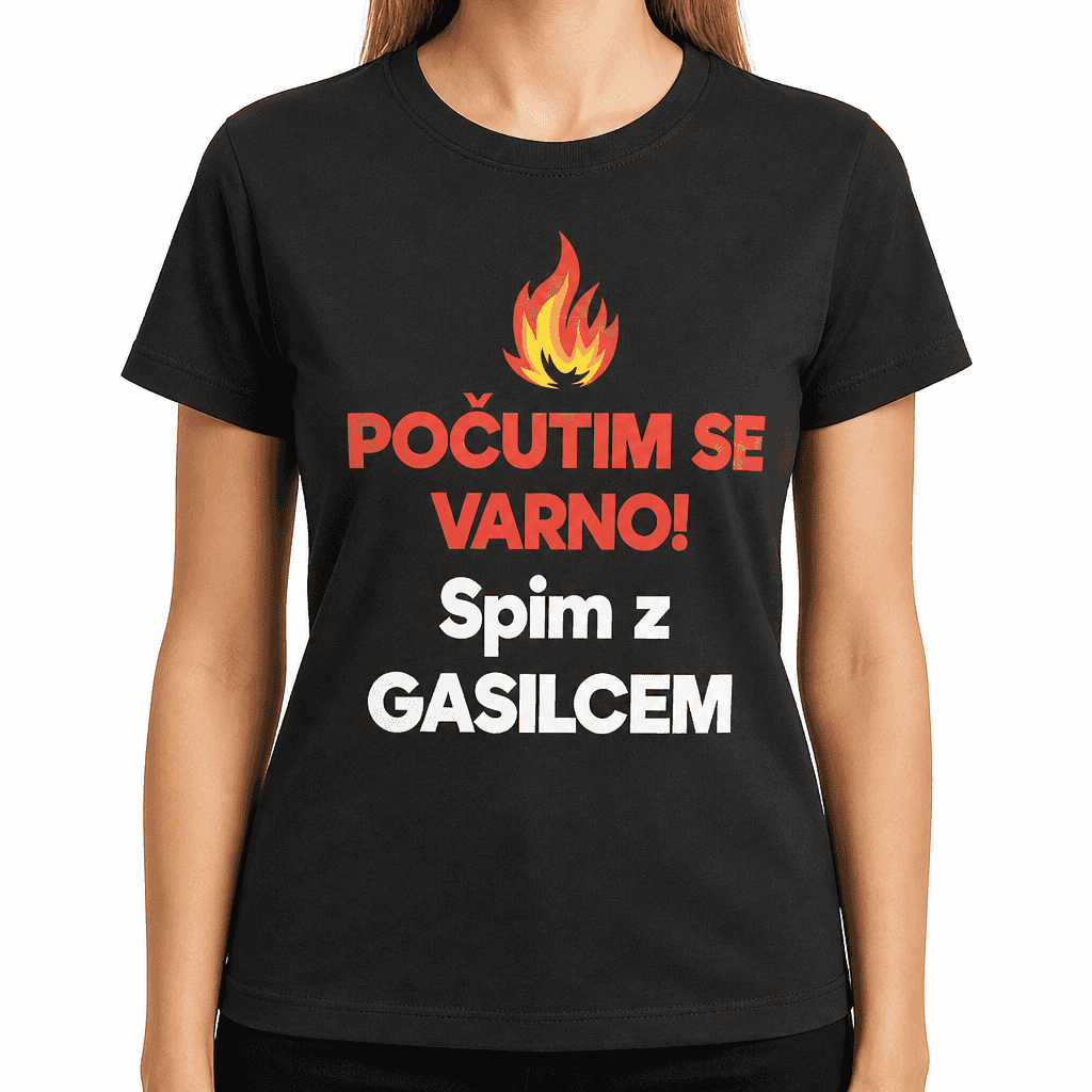 Smešna majica spim z gasilcem