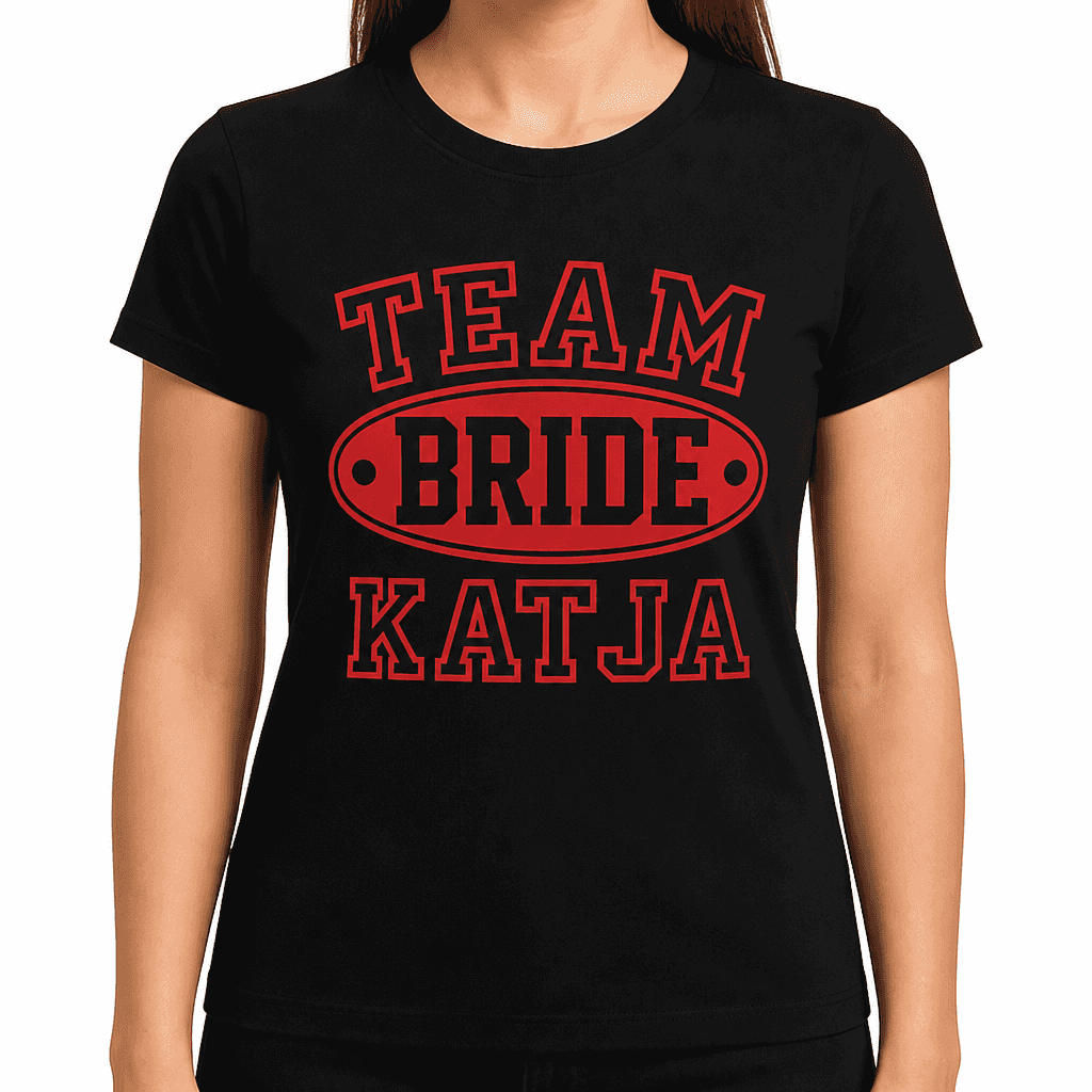 Smešna majica Team Bride ime (po želji)