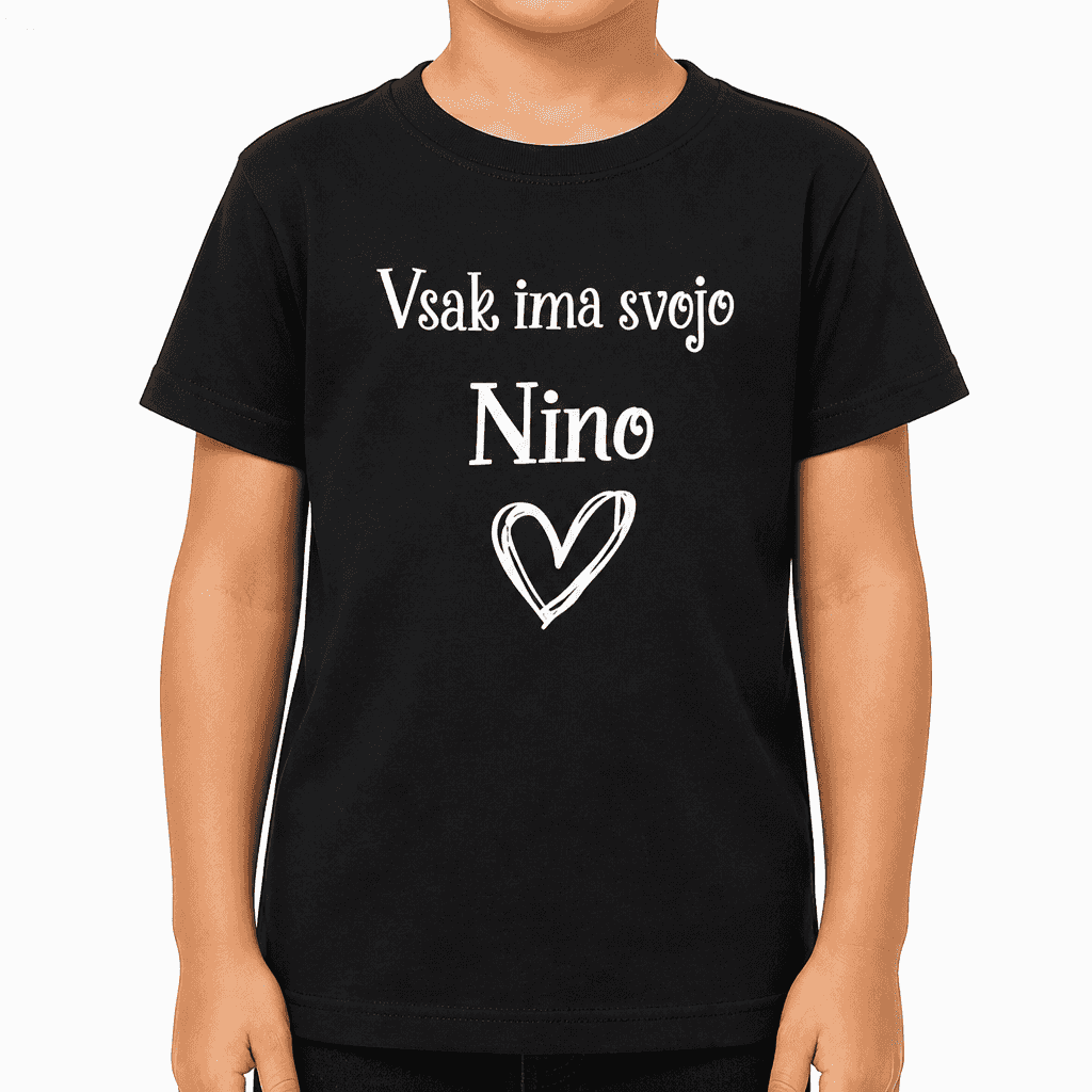 Smešna majica 'Vsak ima svojo Nino'