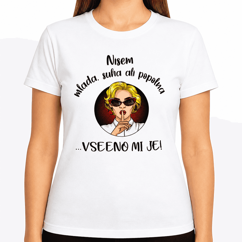 Smešna majica vseeno mi je