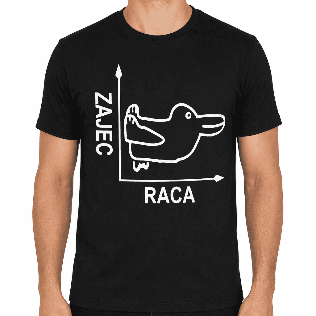 Smešna majica ZAJEC RACA