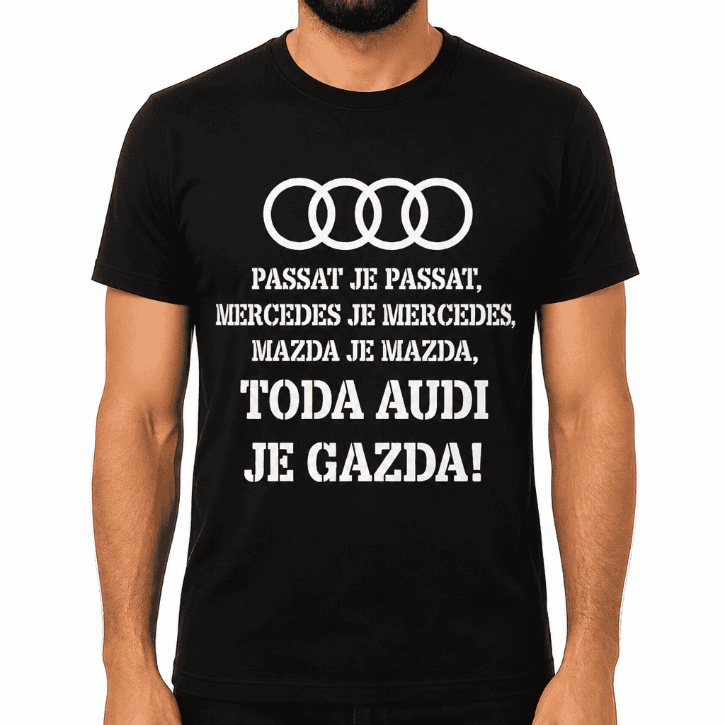 Smešna majica (znamka po želji) je gazda