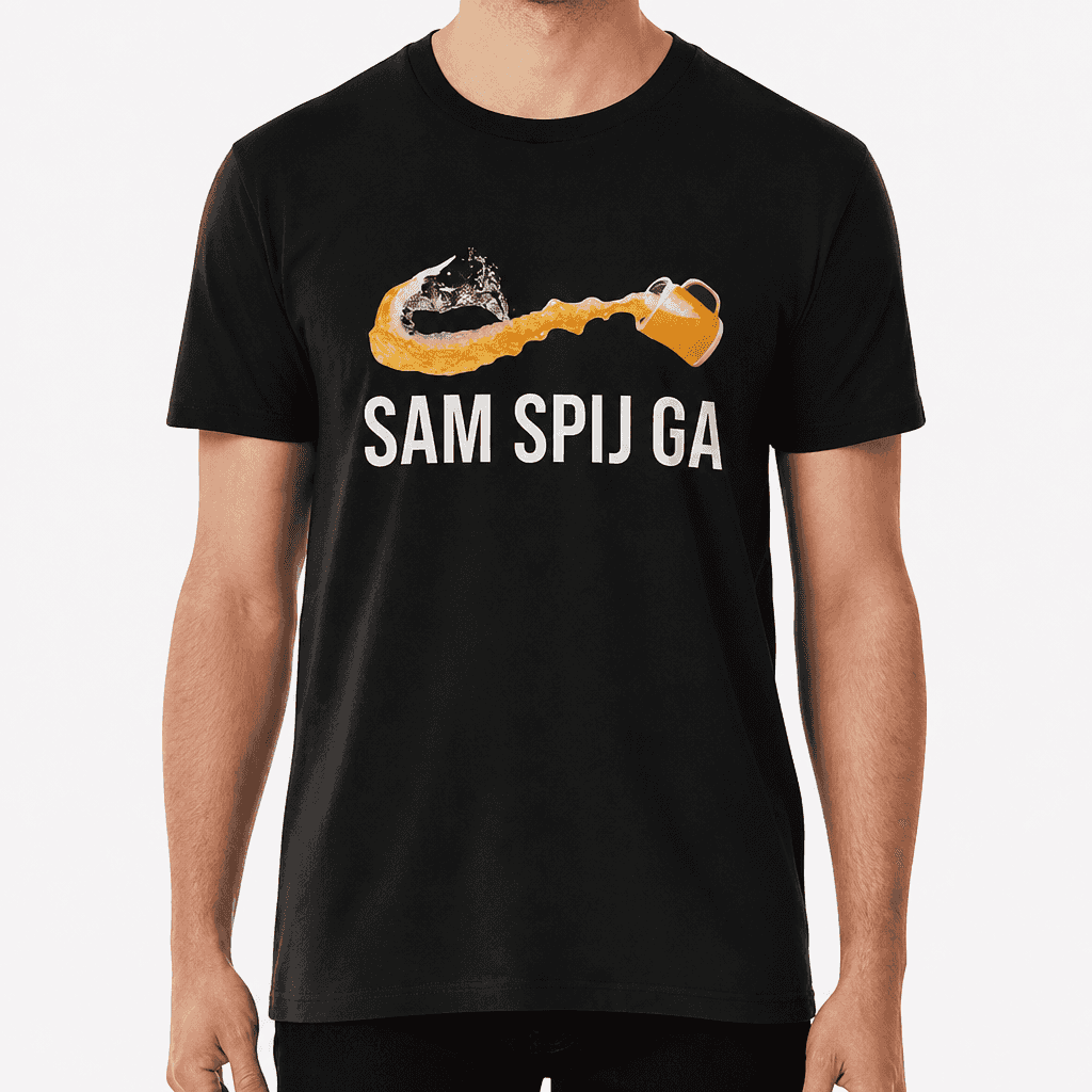 Zabavna majica SAM SPIJ GA