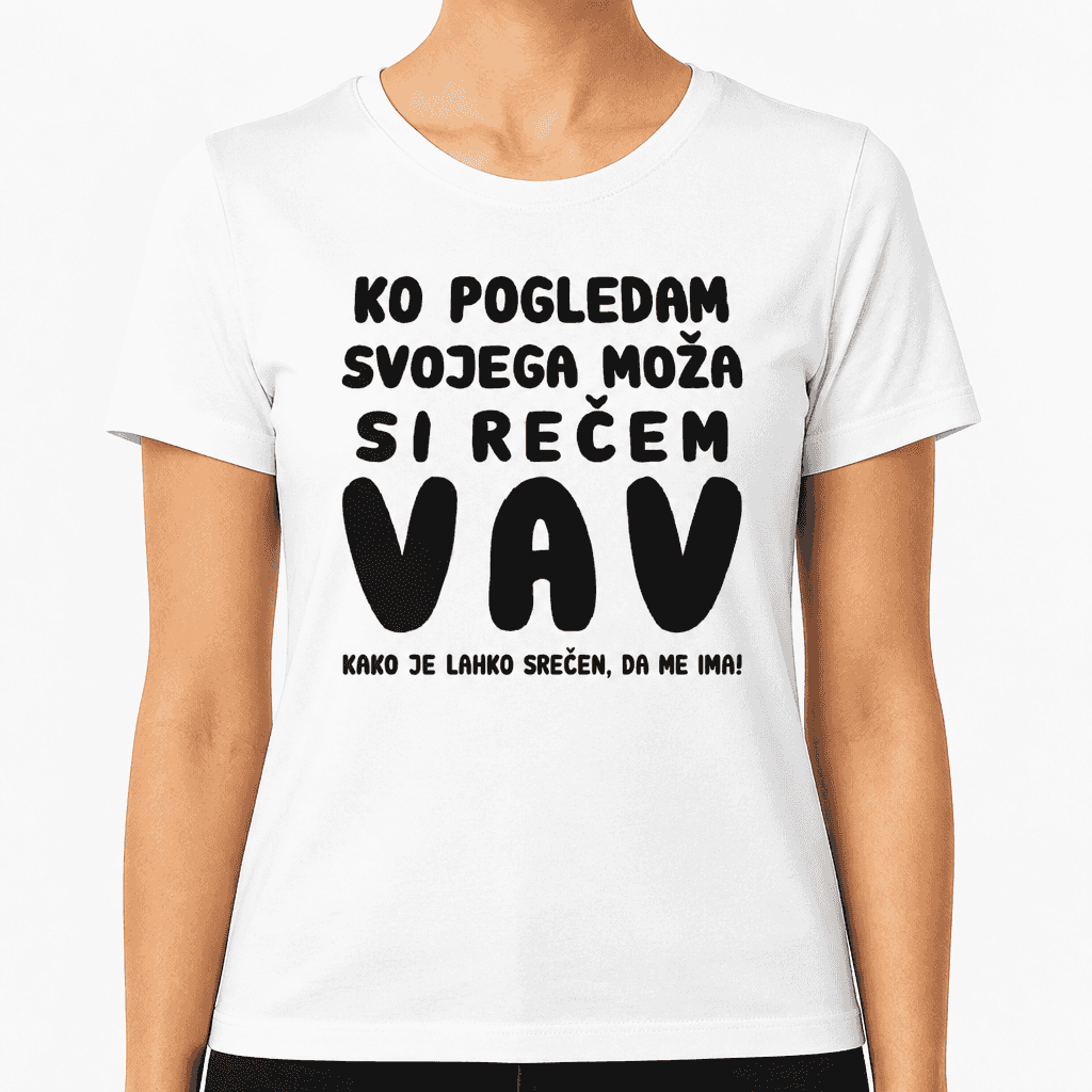 Zabavna majica vav mož