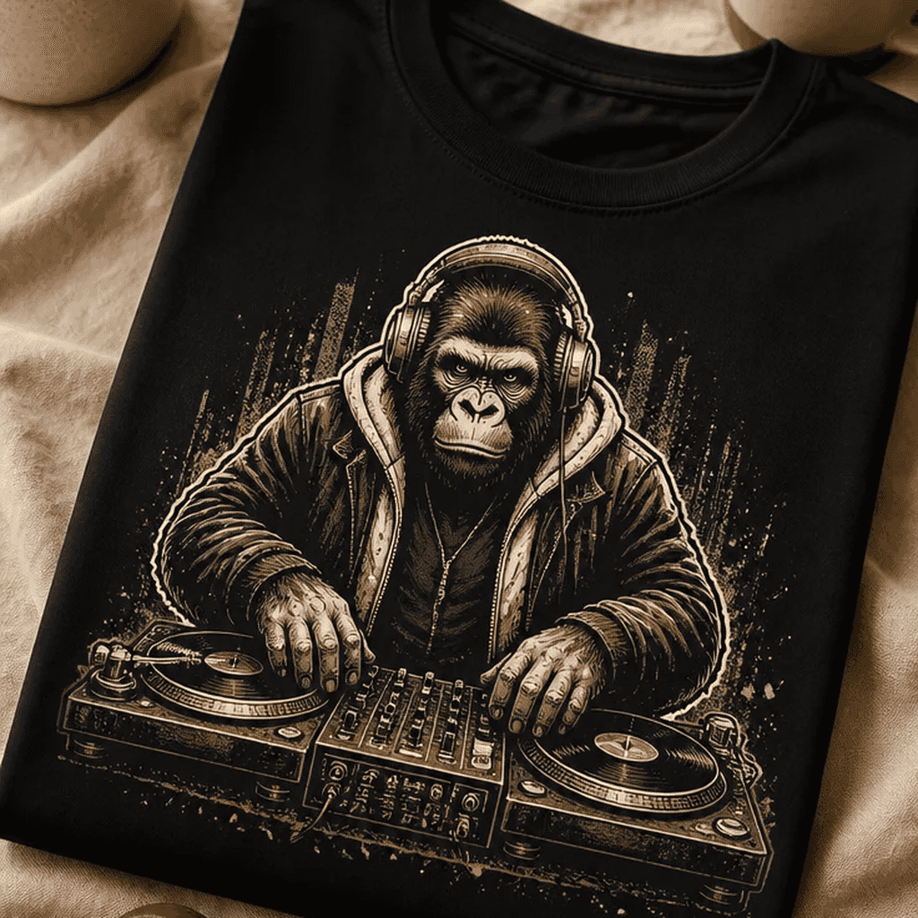 Majica za DJ navduŔence - DJ gorila