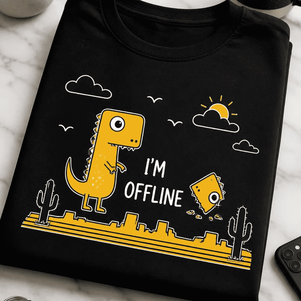 Majica za digitalne odklopljence - I'M OFFLINE