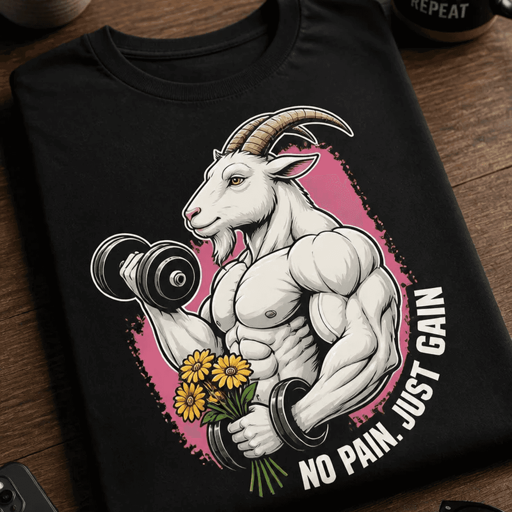 Majica za fitnes navdušence - NO PAIN. JUST GAIN