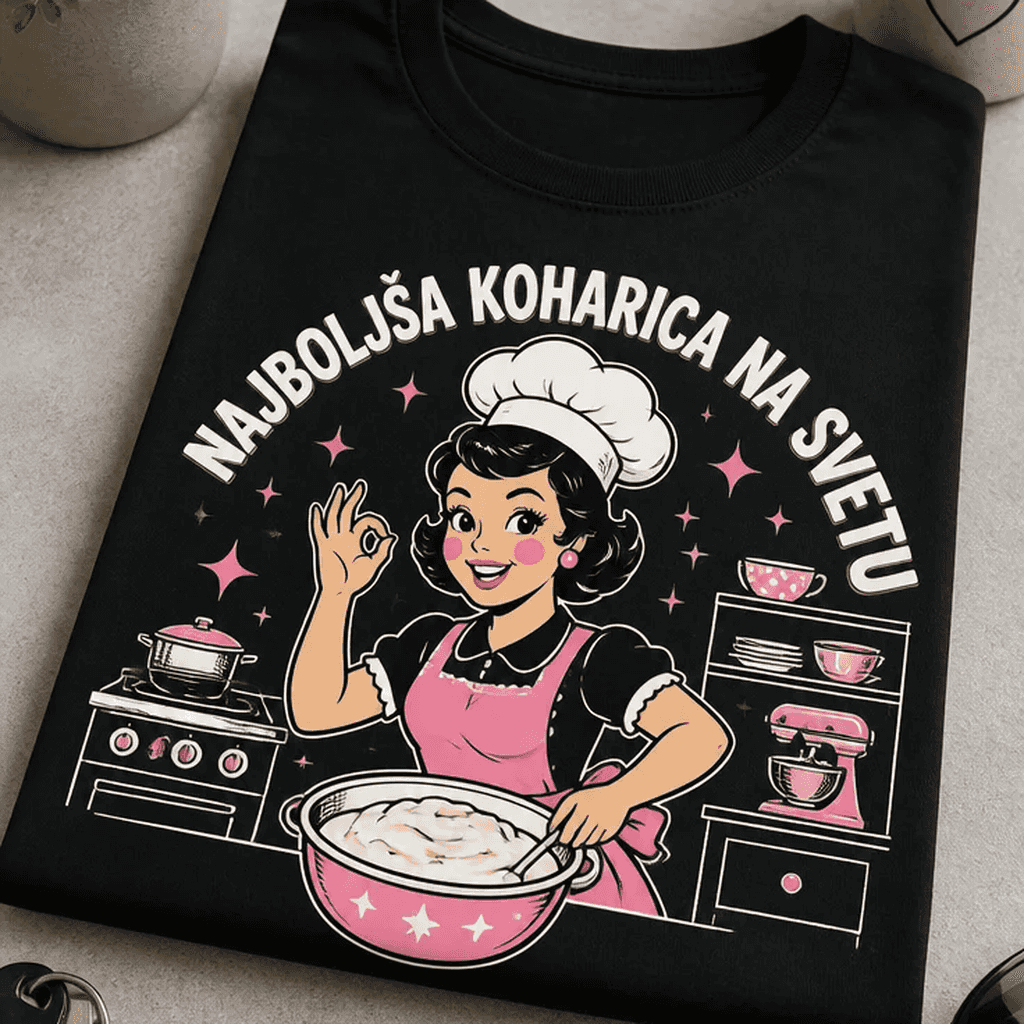 Majica za kuharico - NAJBOLJŠA KOHARICA NA SVETU