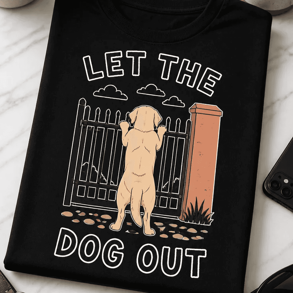 Majica za lastnike psov - LET THE DOG OUT