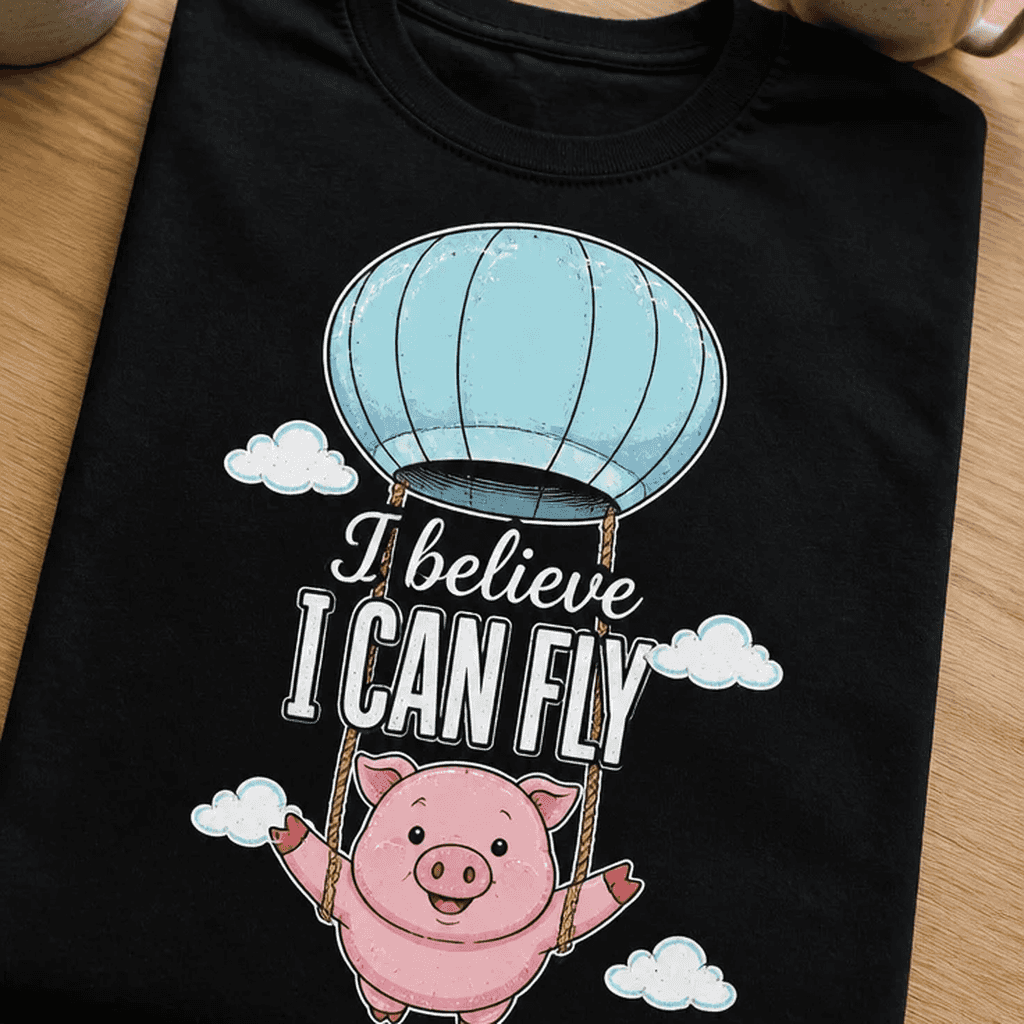 Majica I believe I CAN FLY za ljubitelje absurdnega humorja