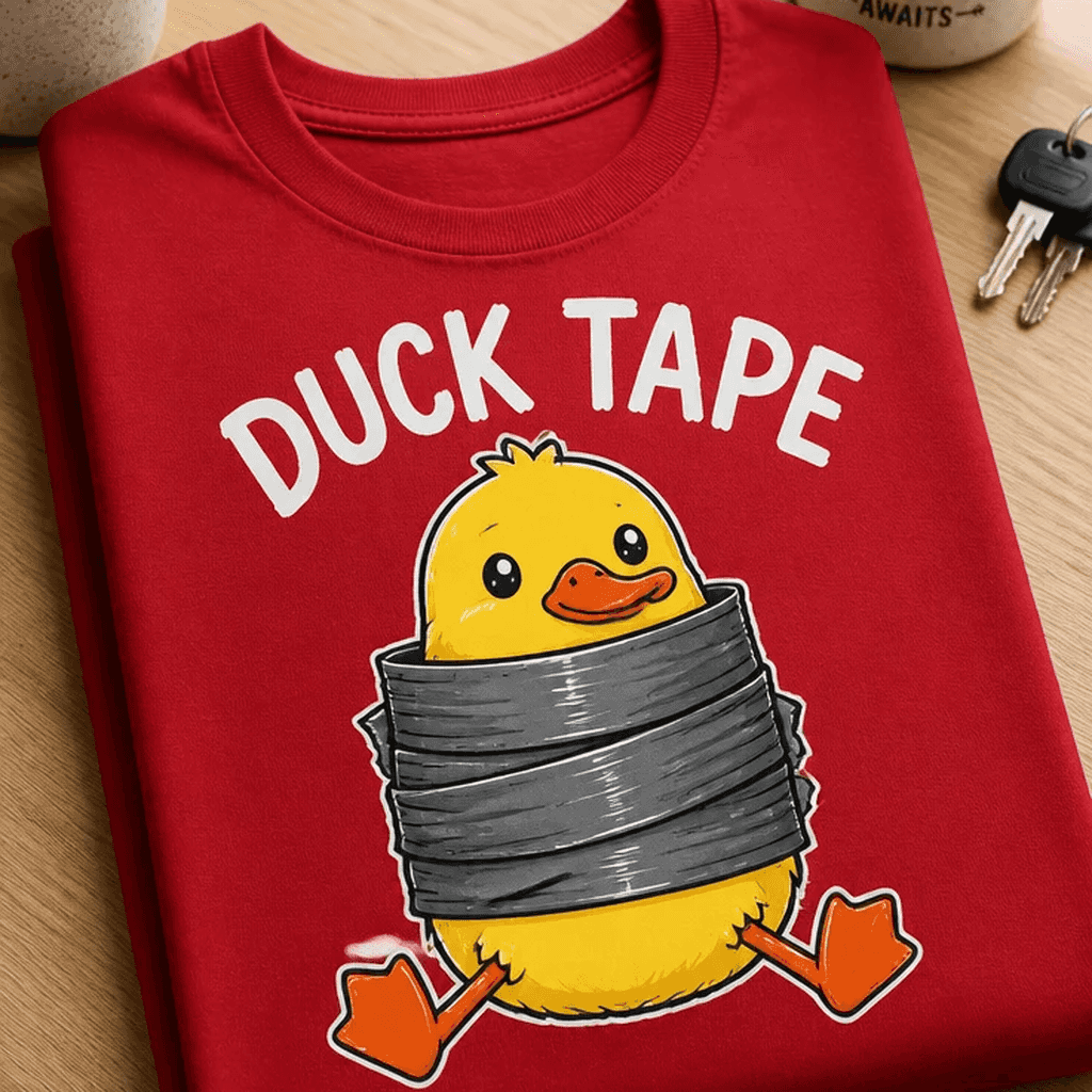 Majica za ljubitelje besednih iger - DUCK TAPE
